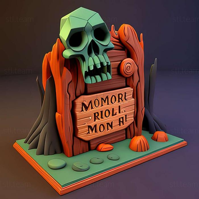 3D model Monster Prom 2 Monster Camp game (STL)